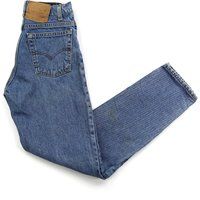 Vintage Levis 550 Dark Wash High Waisted Jeans // Size 28""/29 | Etsy (US)