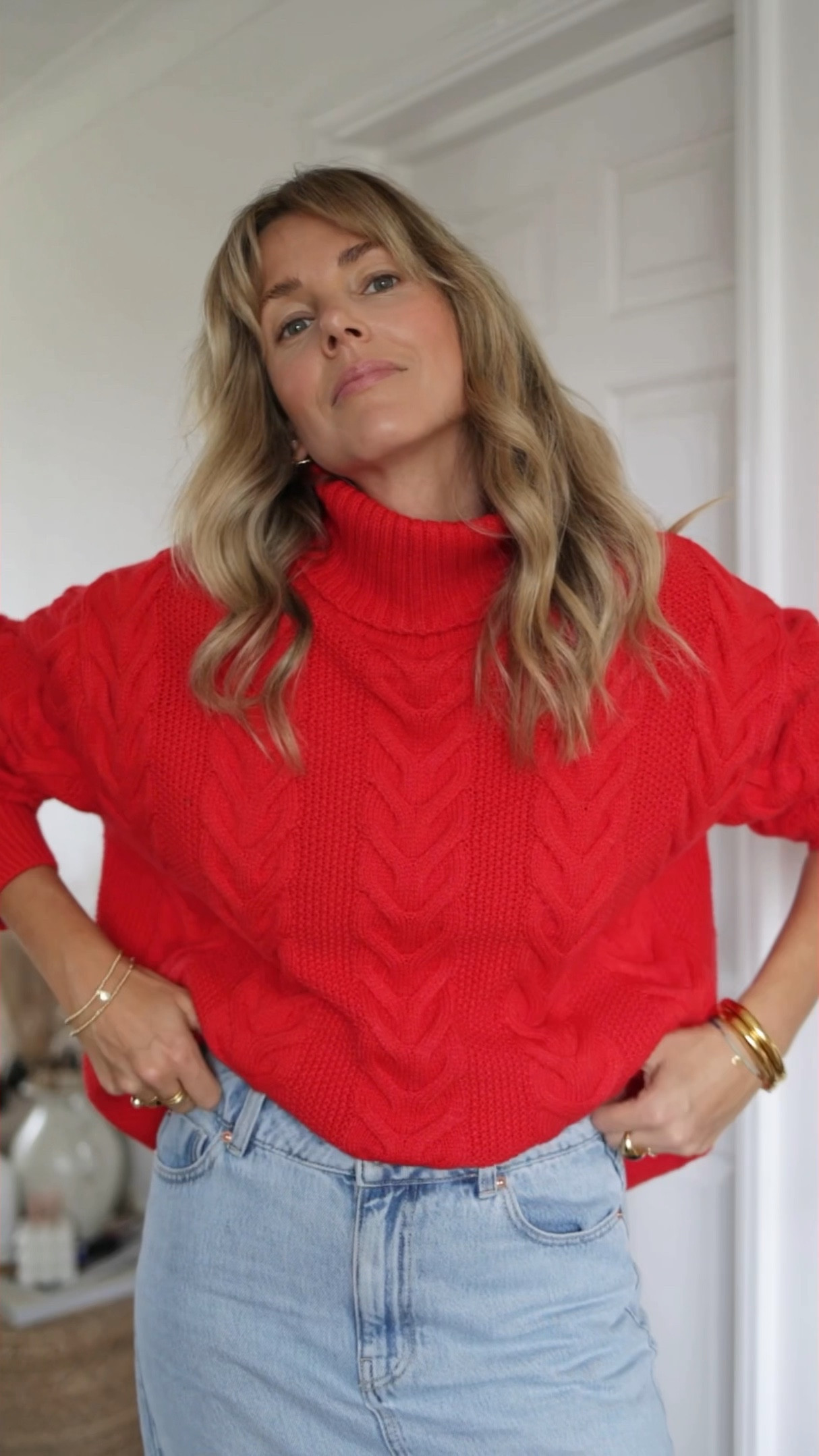 3 marks and Spencer knits 
Jumpers 
Cable knit jumper 
Red jumper 
Grey jumper 
Knitwear 

#LTKstyletip #LTKfindsunder100 #LTKeurope