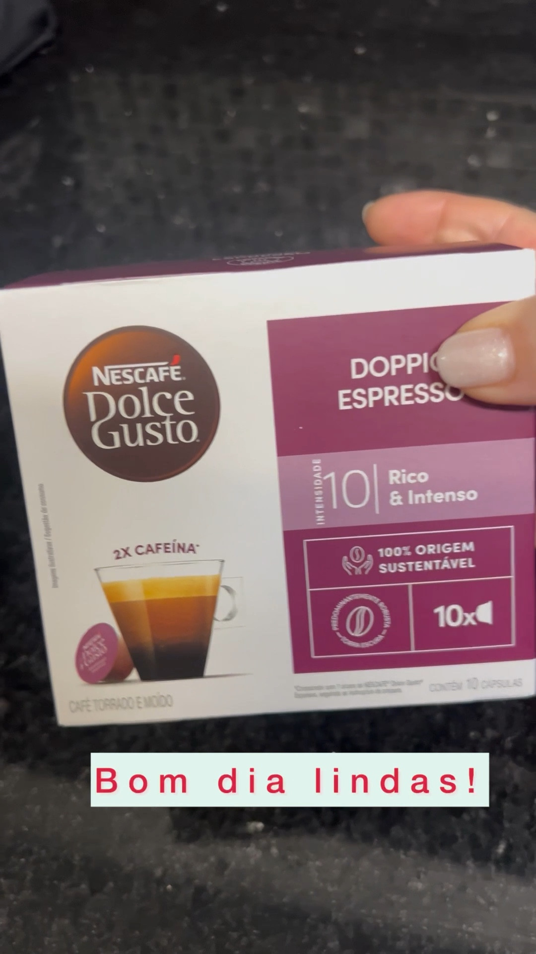 Tô provando esse Doppio Espresso da Dolce Gusto pela primeira vez! ☕️😳 Dizem que tem 2x mais cafeína… então se eu começar a falar mais rápido que o normal, já sabem o motivo 😂 Não entendo nada de café, só de tomar kkk #PrimeiraVez #DoppioEspresso #DolceGusto #CafeínaAtivada #SóSeiTomar

#LTKfamilia #LTKhome #LTKbrasil