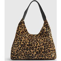 River Island Womens Brown Leather Leopard Print Shoulder Bag | River Island UK & IE