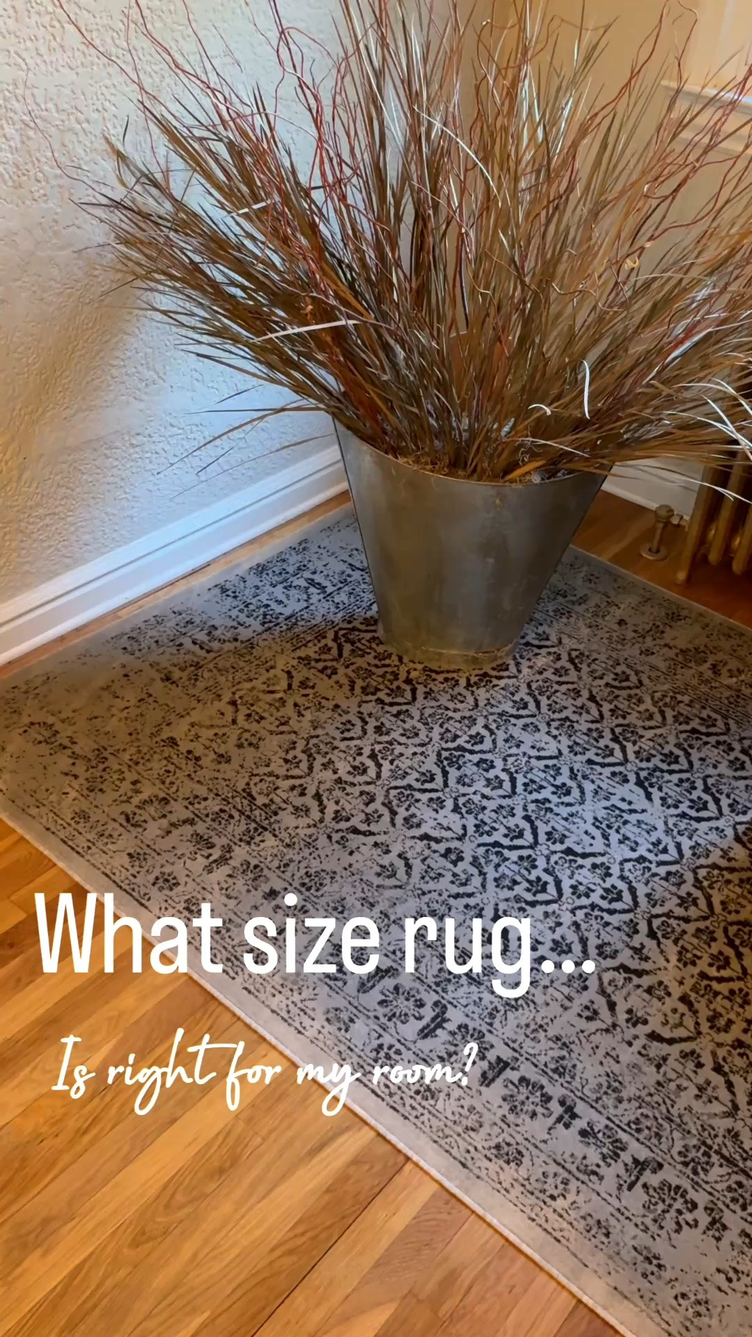 What size rug should I use?
A question I get all the time.
A rug should define the space—not fill the room.
Think of it as a frame for your furniture, not wall-to-wall carpeting. You want enough rug to visually connect the pieces, while still leaving some breathing room around the edges. A great rug anchors while providing warmth and comfort.

I’ve attached a few of my favorites

#LTKHome