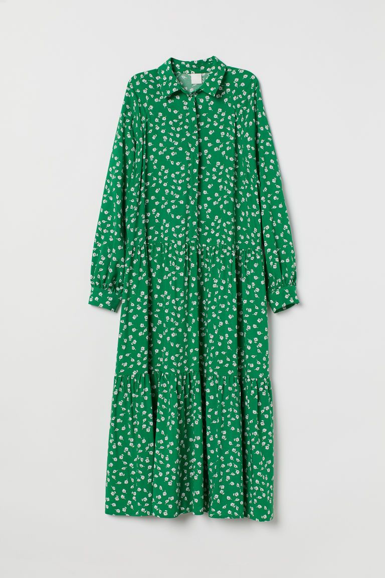 H & M - Collared Dress - Green | H&M (US)