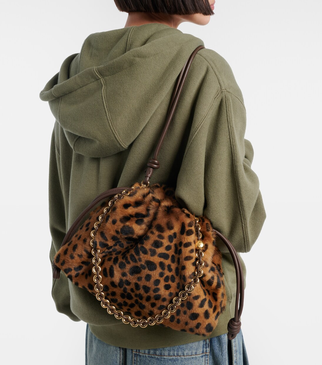 Clutch Flamenco Medium aus Kalbshaar | Mytheresa (DACH)