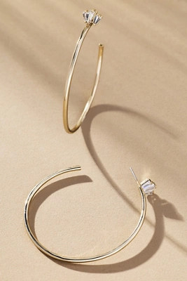Large Delicate Hoop Earrings | Anthropologie (US)