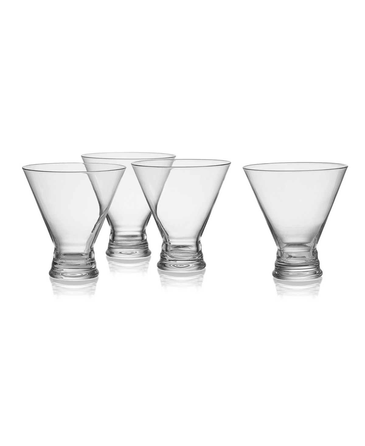 Mikasa Craft 12 Ounce Martini Cosmo Glass 4-Piece Set - Clear | Macy's