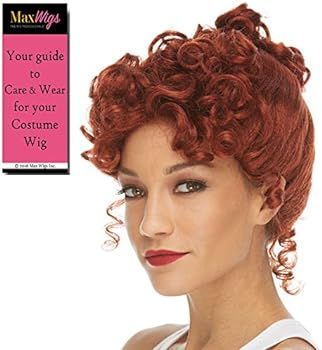 Lucy Wilma Color Auburn - Sepia Wigs I Love Lucille Cartoon RedHead Synthetic Cosplay Halloween Dres | Amazon (US)