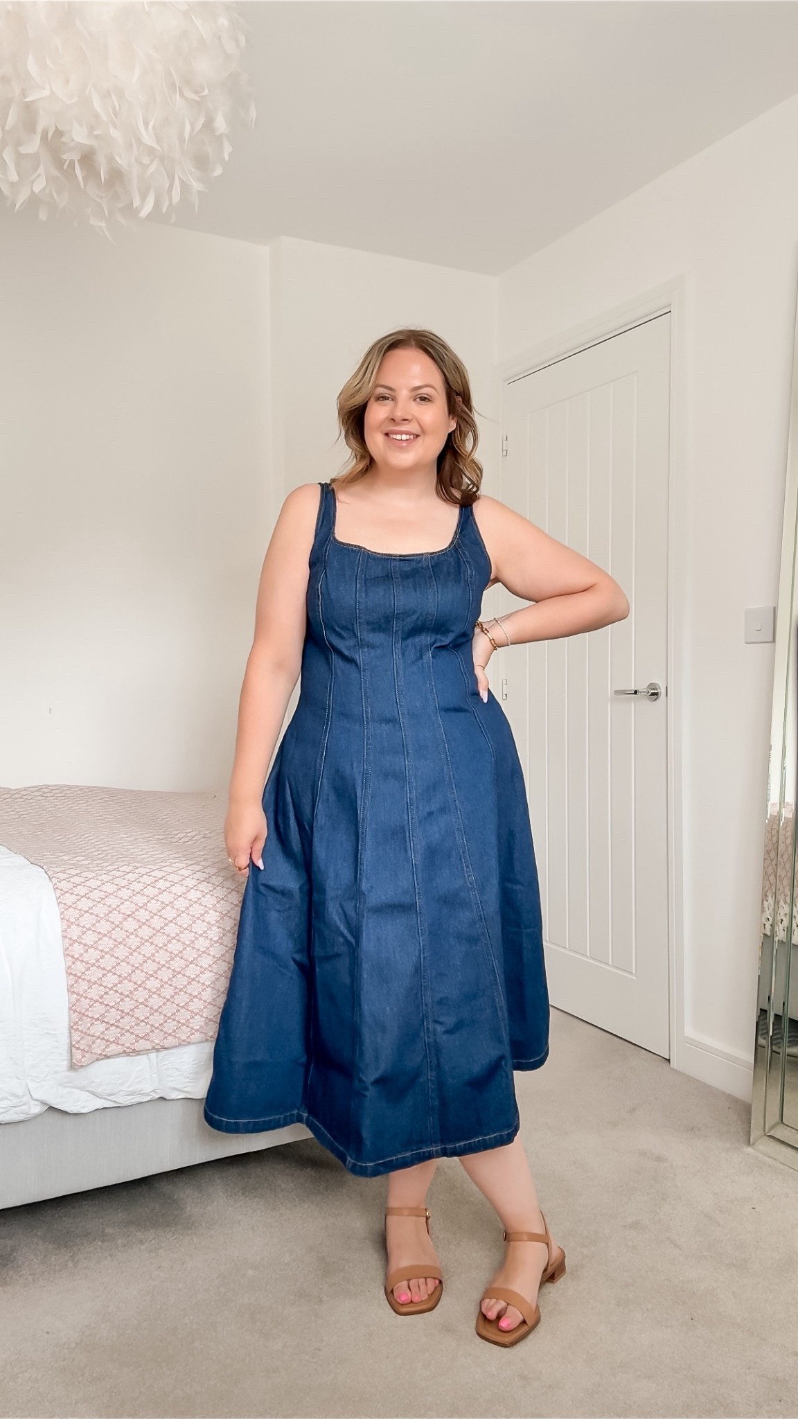 Perfect denim dress for summer and autumn 



#LTKuk #LTKmidsize #LTKdresses