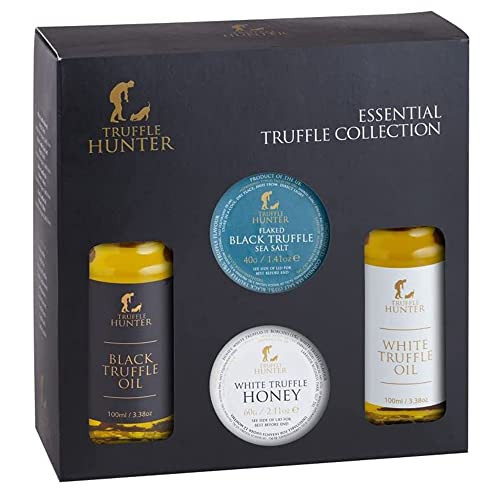 TruffleHunter - TruffleHunter Preserved Truffle Selection Gift Set - Black & White Truffle Oil, Sea Salt, Truffle Honey | Amazon (US)