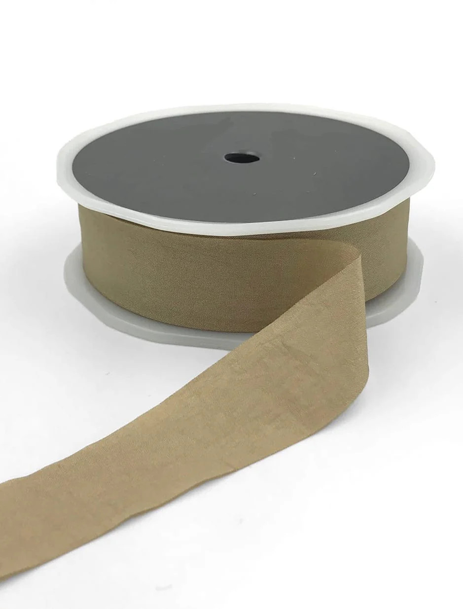 Taupe Wrinkled Ribbon | Gatehouse No.1