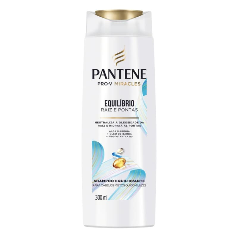 Shampoo Pro-V Miracles Pantene Equilíbrio Raiz e Pontas Frasco 300ml | Beleza Na Web (BR)