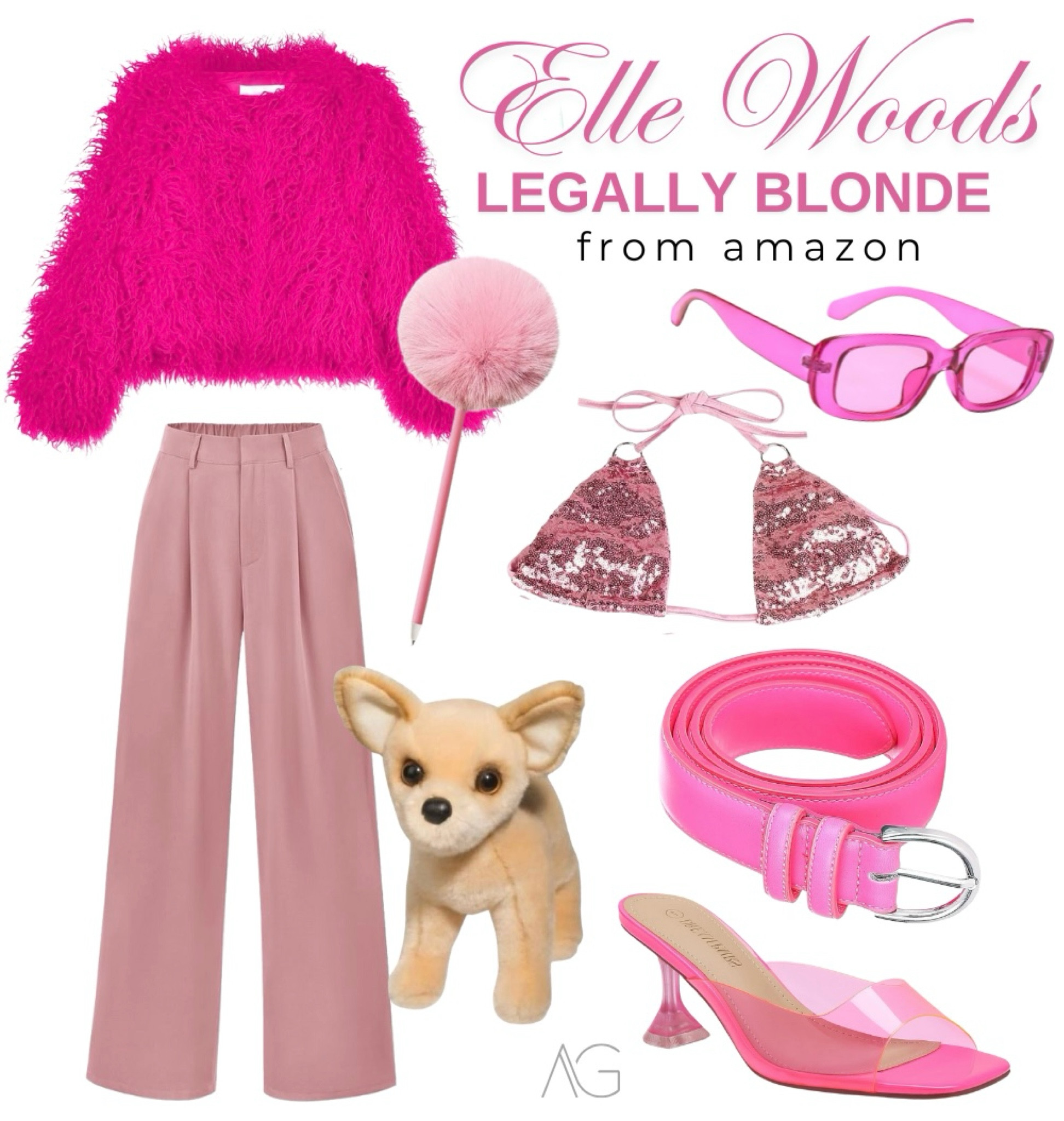 Elle Woods Halloween Costume from Legally Blonde! Unique costume pieces all from Amazon!

#pink #bruiser #harvard #halloween #party #easycostume 

#LTKParties #LTKHalloween #LTKStyleTip