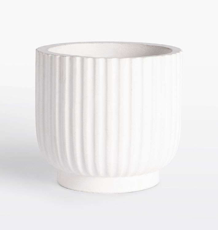 Concrete Fluted Planter | Rejuvenation