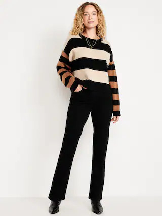 Extra High-Waisted Straight Jeans | Old Navy (CA)