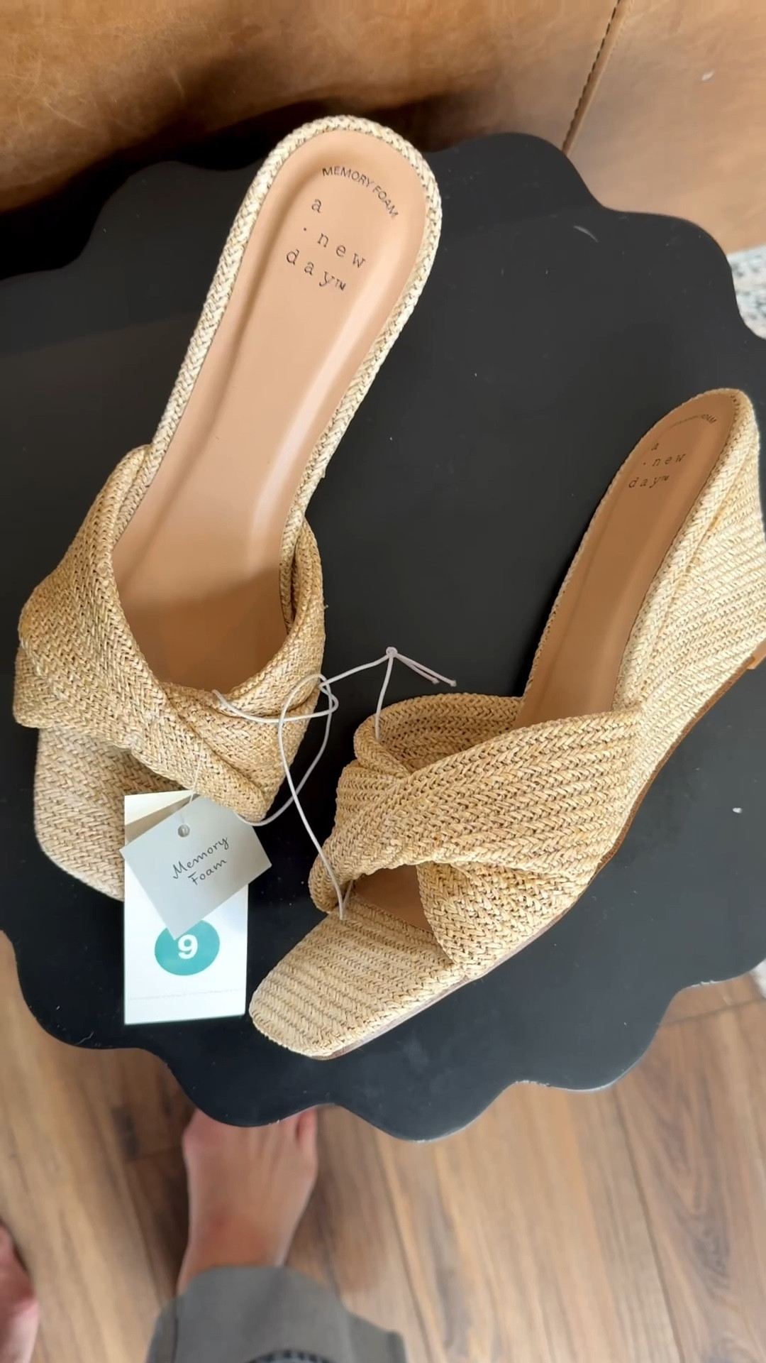 I have a summer wedding coming up outside and if you’ve ever been to one, you know the issues with a spike heel…
So, I got these wedges and they’re comfortable (peep the memory foam), not to high, and forgiving in the upper.
I normally wear 8.5, but needed to size up to a 9. 
And apparently they’re just like a more expense anthro pair. 🤷🏼‍♀️

#LTKWedding #LTKTravel #LTKSeasonal