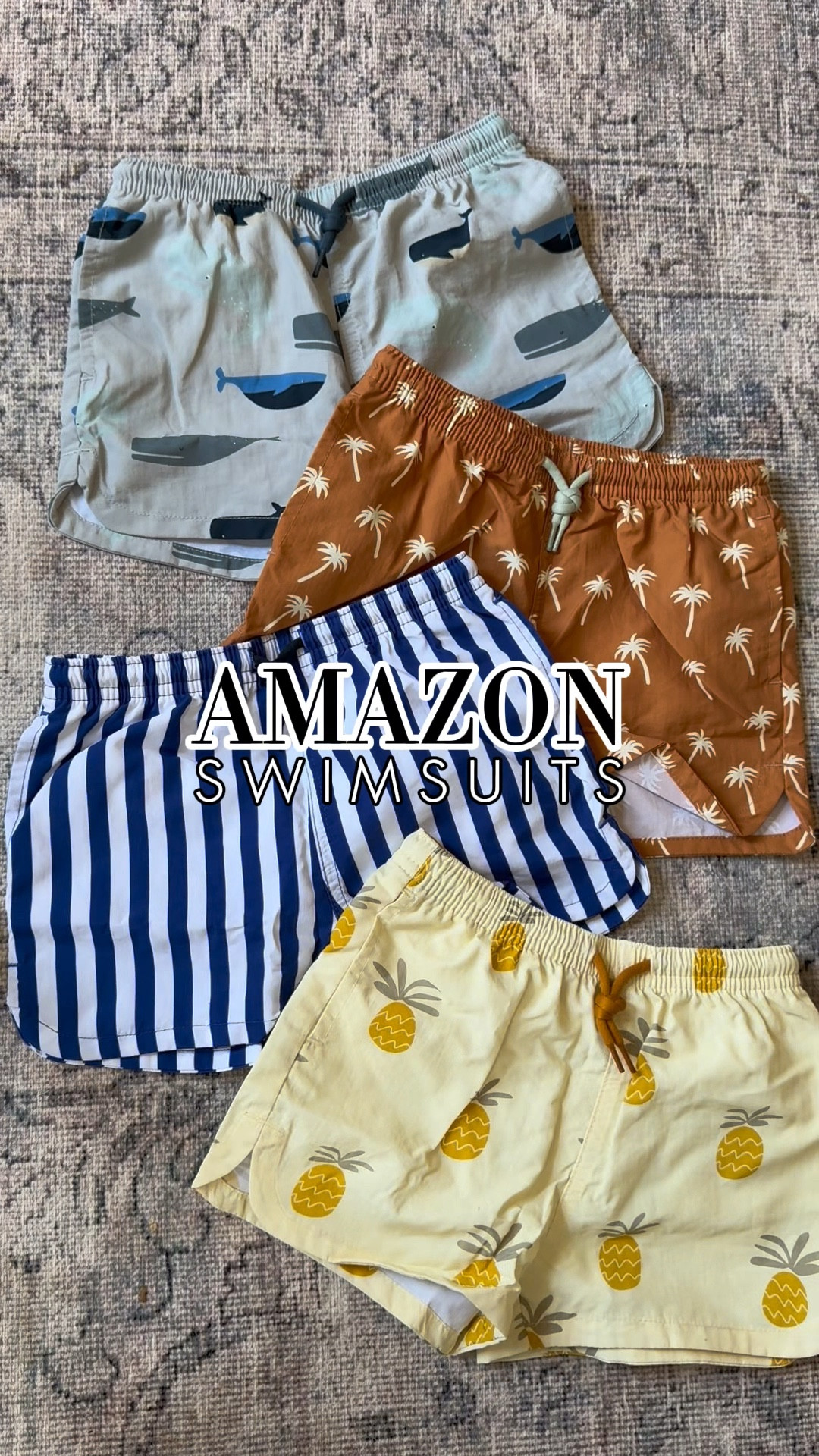 Amazon swimsuits for boys! 
*each size of the pineapple print is on a different listing (annoying, sorry). But I linked all the sizes!

#LTKKids #LTKSwim #LTKBaby