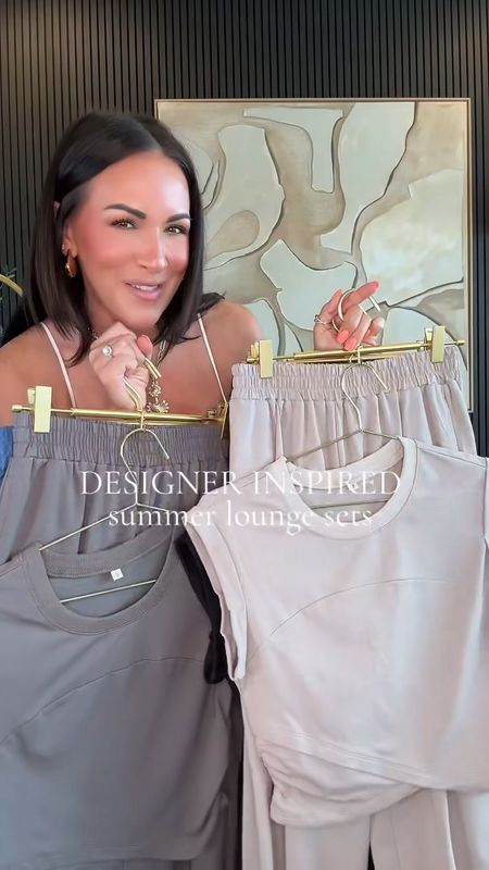Perfect summer lounge sets for under $40 🫶🏼

Wearing a small in all 4 colors. 
I’m 5’2, 130 lbs, 34 DD, 25 in waist. 

Everything will be saved in my storefront under June Finds! 

#affiliate #fashionover40 #petitefashion #summerfashion

#LTKFindsUnder50 #LTKStyleTip #LTKOver40