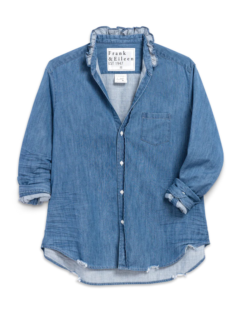 EILEEN RUFFLE Vintage Stonewashed Indigo, Famous Denim | Frank & Eileen