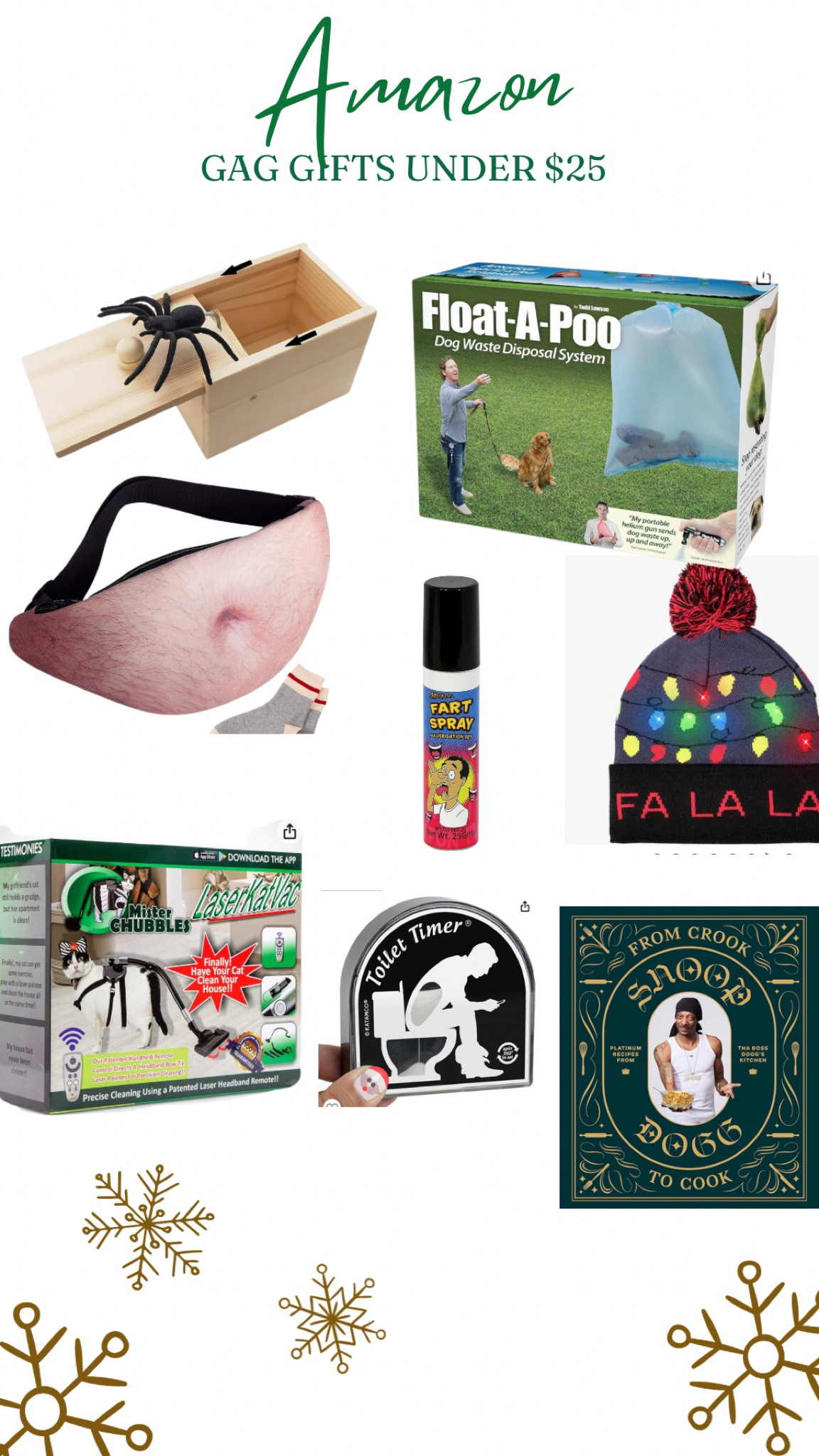 I love a prank and a funny gift. Here’s my round up of Amazon finds for your next secret Santa party or friends gift exchange!

#LTKparties #LTKfindsunder50 #LTKGiftGuide
