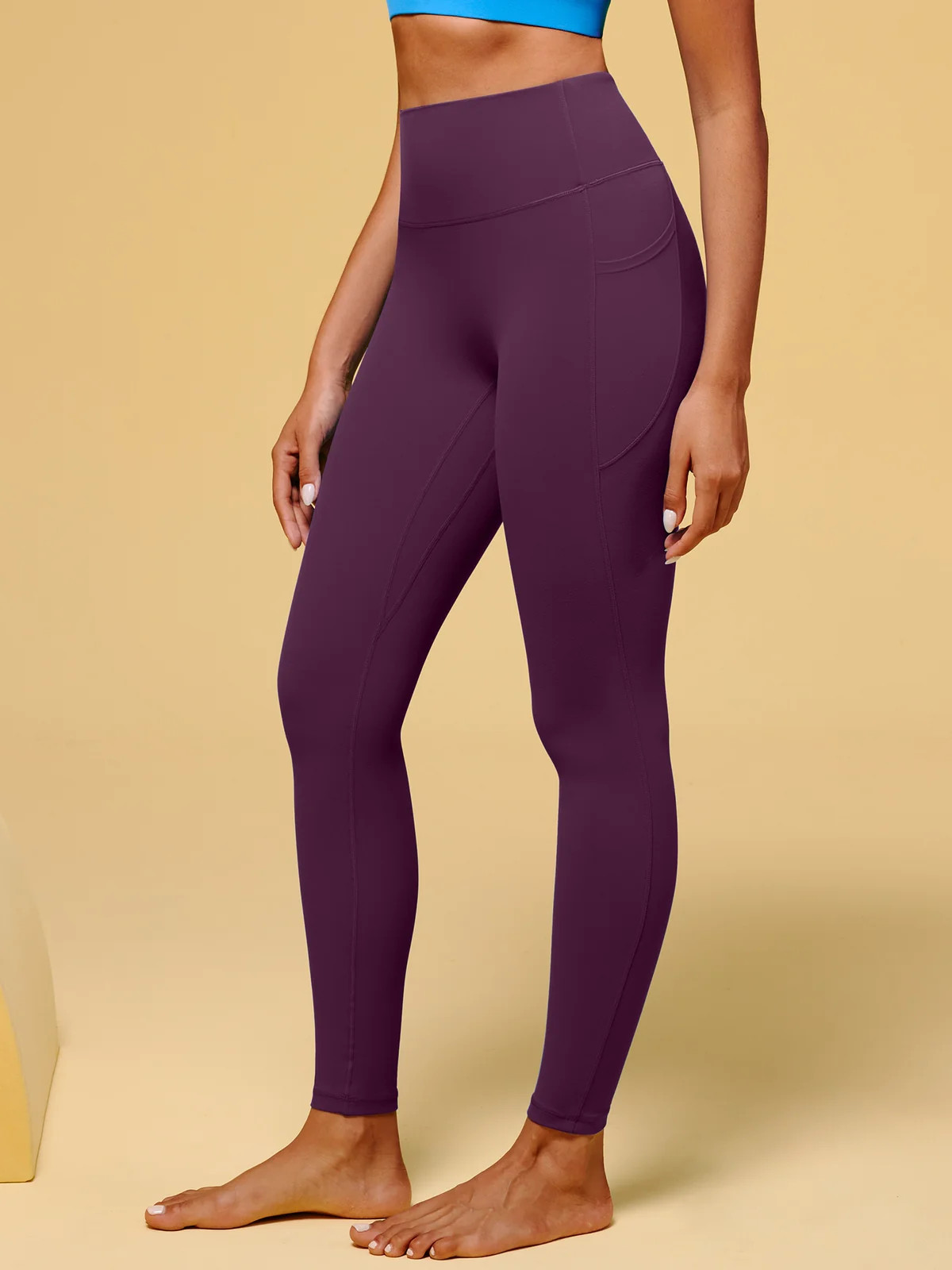 IUGA Butterlab® No Front Seam High Waisted Scrunch Butt Buttery Soft L | IUGA