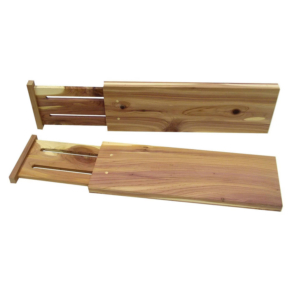 2pc Cedar Dresser Drawer Dividers Brown | Target