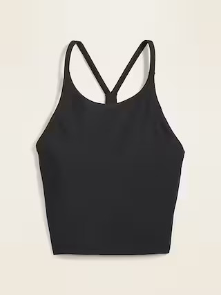 Light Support PowerSoft Longline Sports Bra for Women | Old Navy (US)