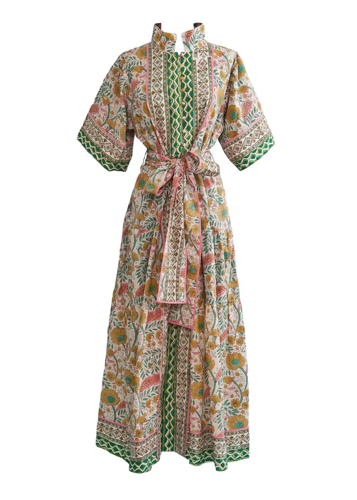 Leontine | Petal Pink / Chartreuse / Aqua | SUE SARTOR