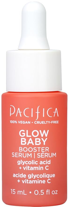 Pacifica Glow Baby Booster Mini Face Serum, Vitamin C & Glycolic Acid For Brightening Dull Skin, ... | Amazon (US)