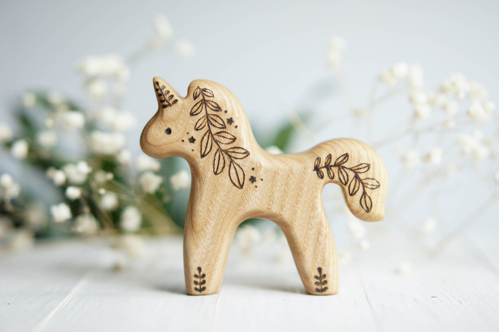 Wooden Unicorn Toy. Waldorf Unicorn Toy. Wood Unicorn | Etsy | Etsy (US)