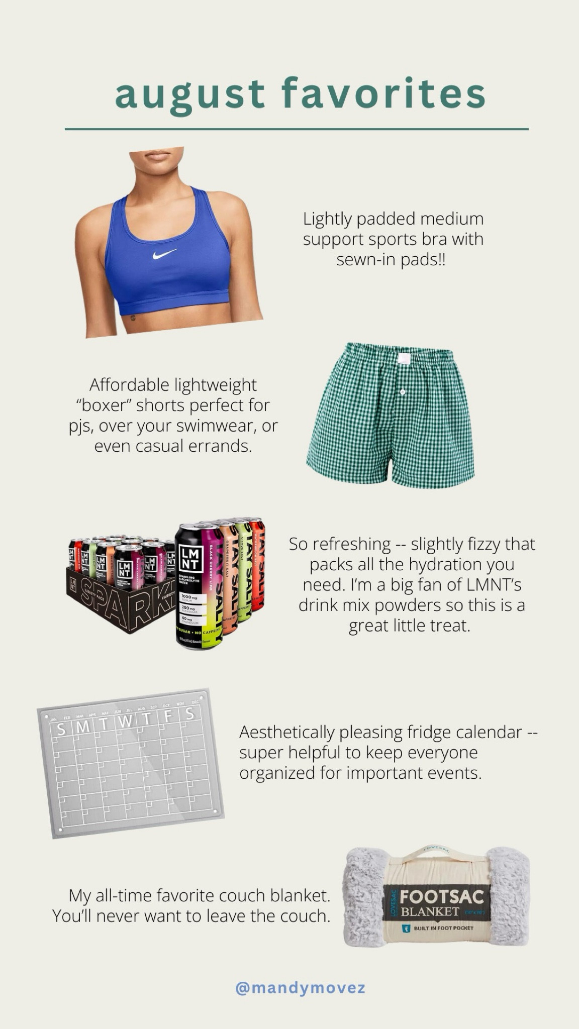 August favorites 🤩

#LTKFitness #LTKFamily #LTKActive