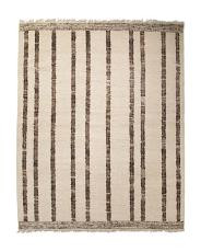8x10 Wool Blend Farah Timber Hand Crafted Woven Area Rug | TJ Maxx