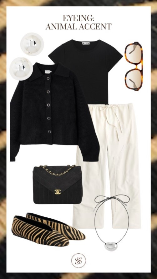 Black and white
Animal print 
Zebra
Tiger 