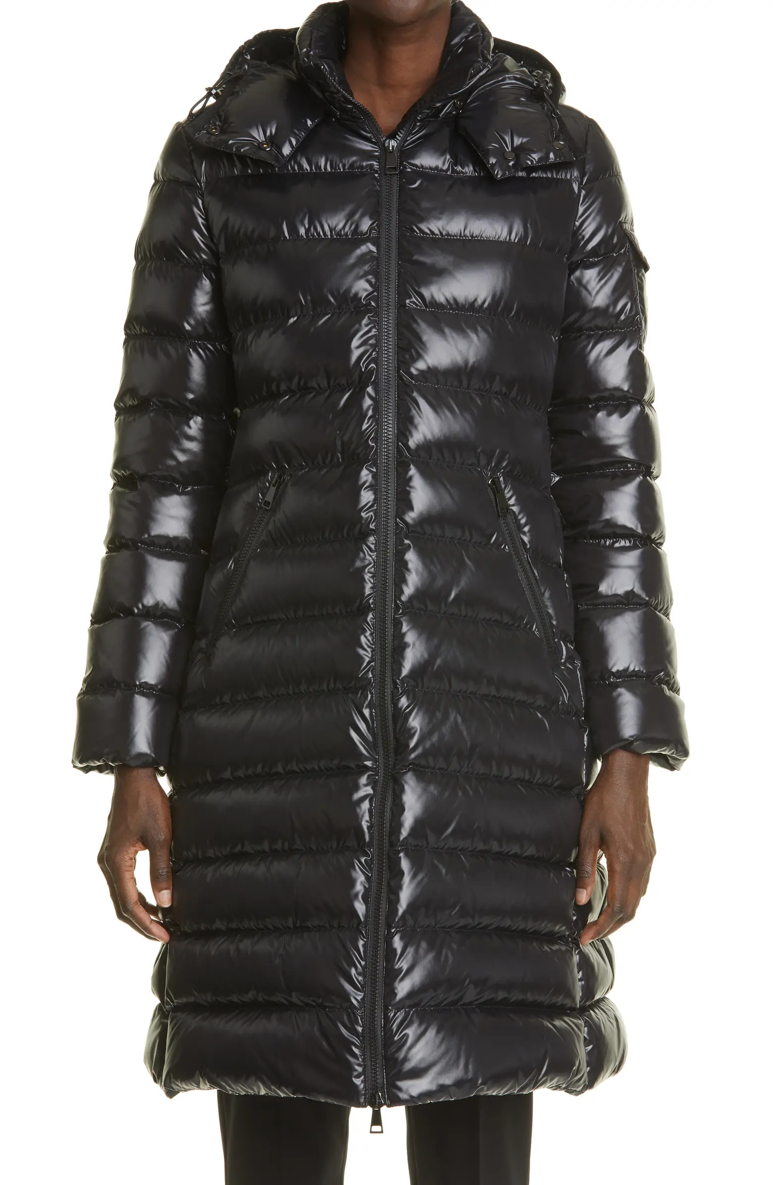 Moncler Moka Water Resistant Long Hooded Down Puffer Parka | Nordstrom | Nordstrom