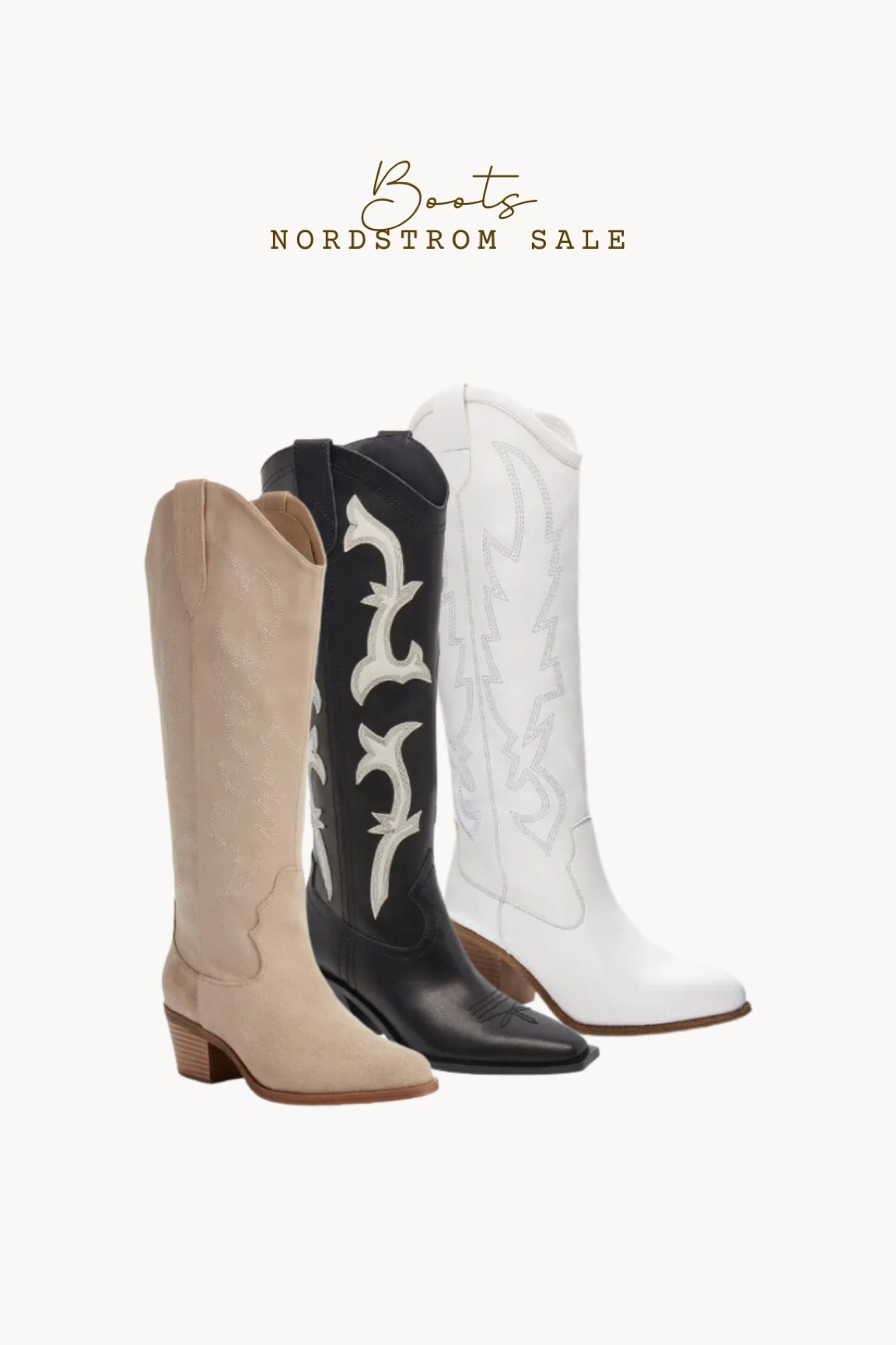 Cowboy boots on sale at Nordstrom! 

#LTKshoecrush #LTKxNSale #LTKsalealert