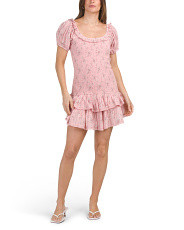 Violet Ruffle Mini Dress | Casual Dresses  | Marshalls | Marshalls