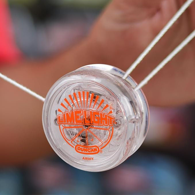 Duncan Toys Limelight LED Light-Up Yo-Yo, Beginner Level with LED Lights, Clear and Blue | Amazon (US)