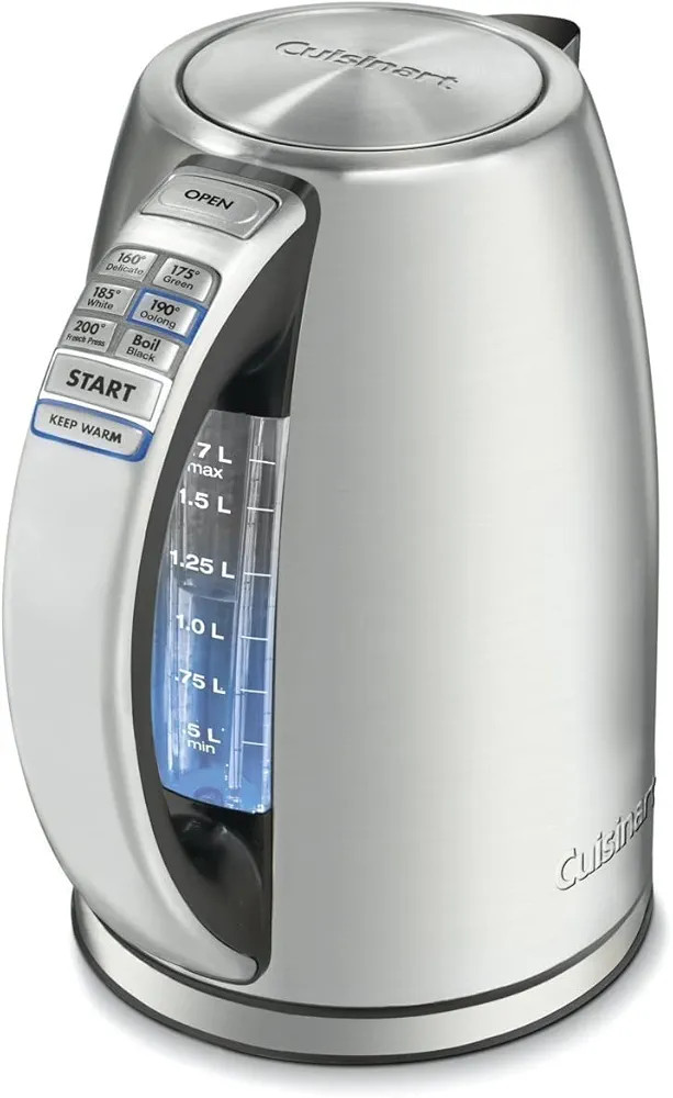 Cuisinart Electric Kettle, 1.7-Liter Capacity, Cordless 1500-Watts for Fast Heat Up, Stay Cool No... | Amazon (US)