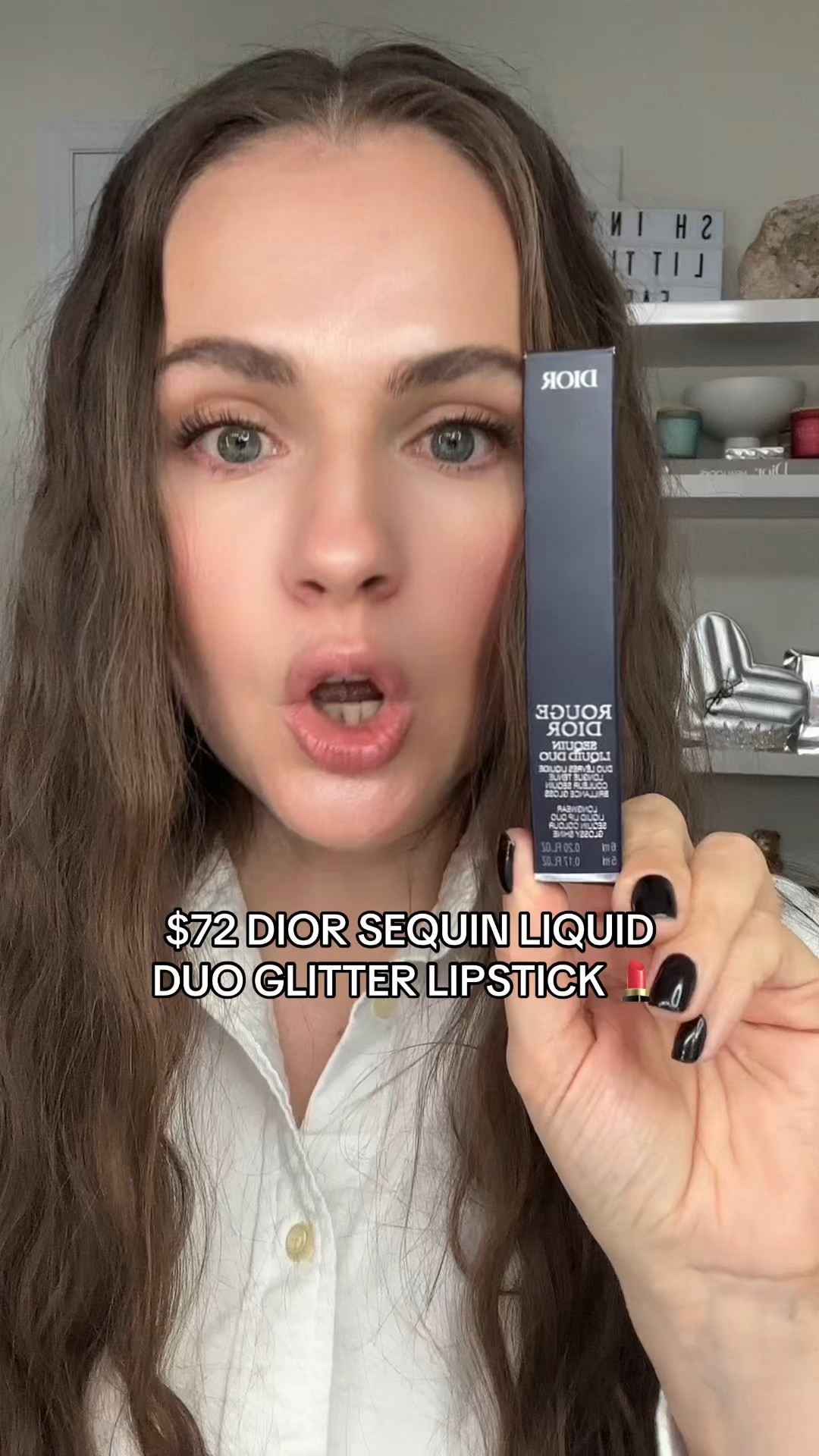 Trying out $72 @Diorbeauty Sequin Liquid Duo Lipstick 💄 shade 999  #makeup  #dioipstick  #diorsequinlipstick  #holidayredlip  #viralmakeup  

#LTKcanada #LTKbeauty