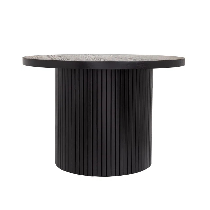 Charleily Pedestal Wood Round Coffee Table | Wayfair North America