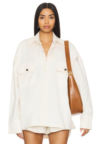 Lovers and Friends Sydney Button Up in Cream from Revolve.com | Revolve Clothing (Global)