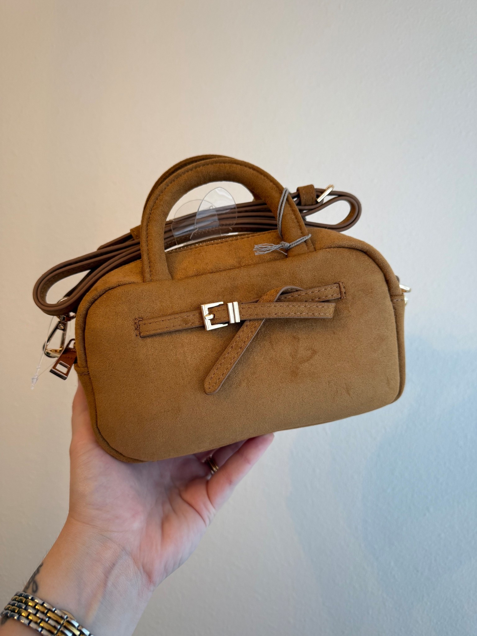 The cutest little suede purse! 