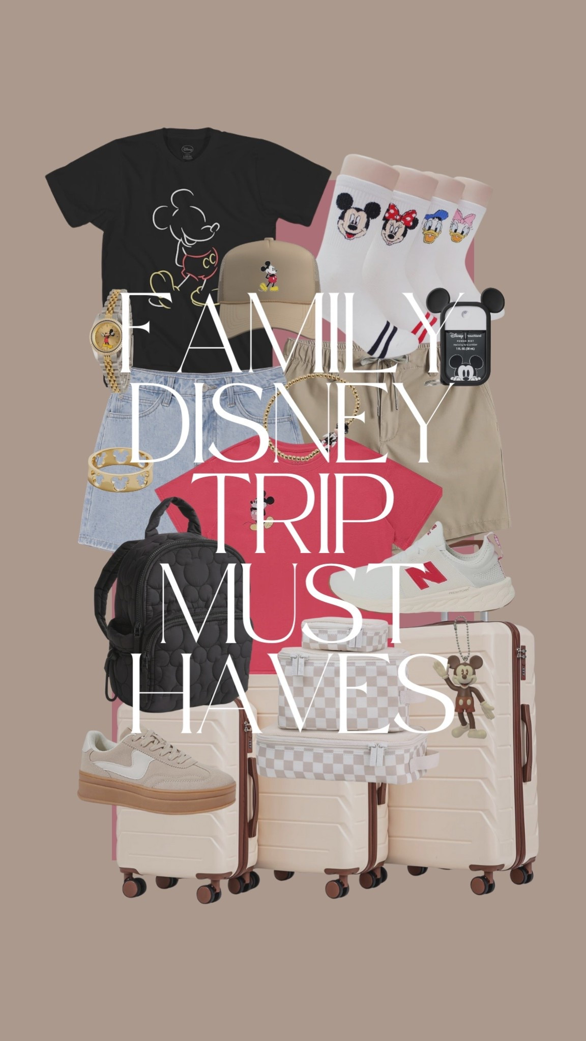 Everything going in my suitcase for Disney. Practical favorites, comfy must haves, and the pieces that make park days easier from start to finish.

#LTKTravel #LTKdayinmylife #LTKootd