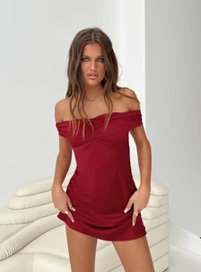 Sadee Mini Dress Red | Princess Polly US