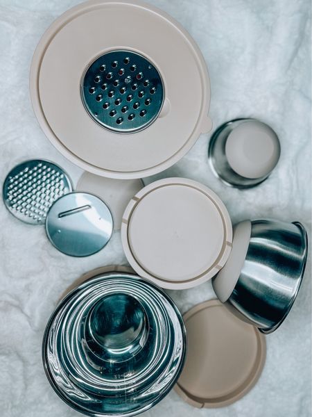 Gift for the cook! Nesting mixing bowls with grip bottoms, locking lids, grater inserts and measuring markers! On sale 

#LTKCyberweek #LTKsalealert #LTKGiftGuide