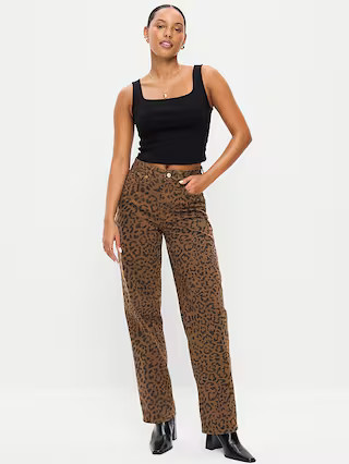 Curvy High-Waisted OG Loose Jeans | Old Navy (US)