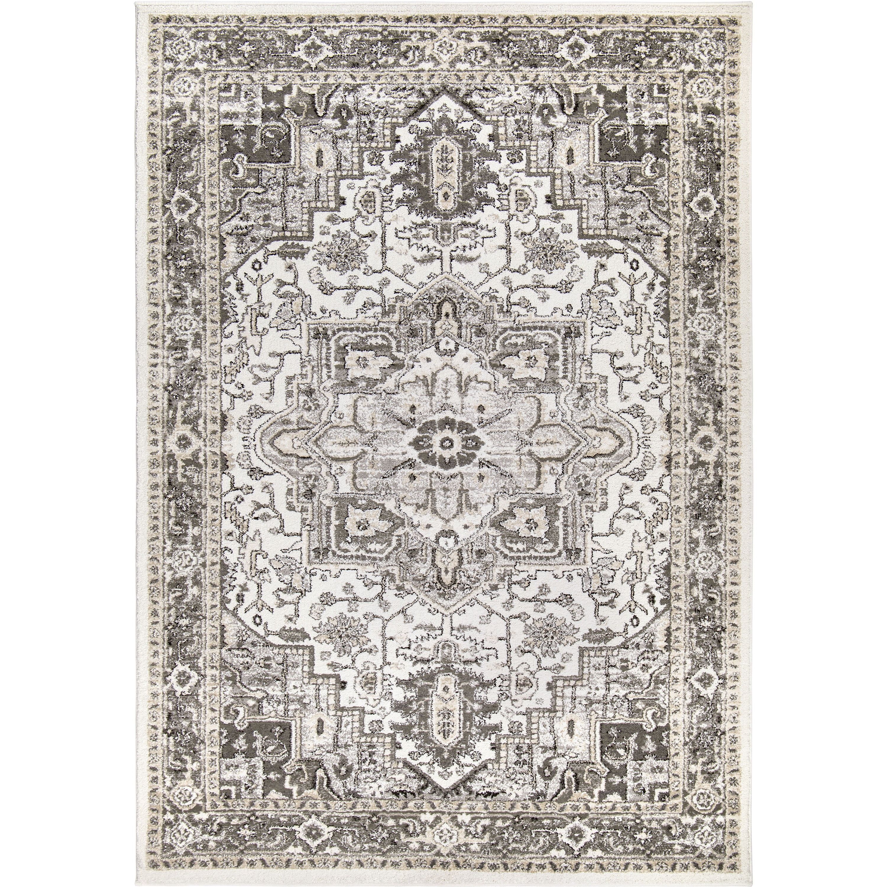 My Texas House Lone Star Belle, Floral Medallion Area Rug, Natural, 5'3" x 7'6" | Walmart (US)