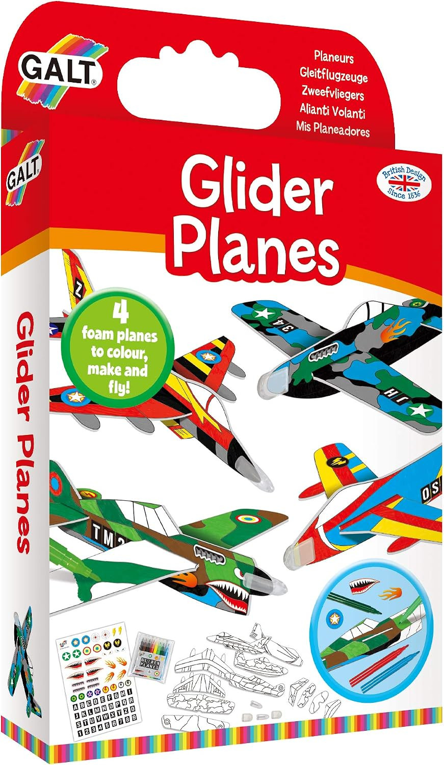 Galt Glider Planes Kids Craft Set – Build Your Own Plane, Age 6 Plus | Amazon (UK)