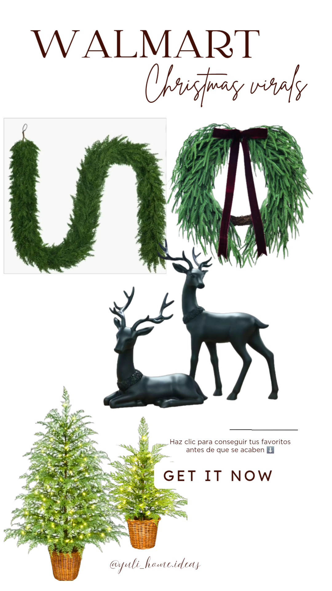 🎄✨ ¡Atención amantes de la Navidad! La colección My Texas House de Walmart ya está disponible y se está agotando rapidísimo.Desde adornos chic hasta detalles que transforman cualquier espacio en un paraíso navideño, estos must-haves son perfectos para tu hogar.No pierdas tiempo… ¡asegura tus favoritos antes de que desaparezcan! 🏡💖#ChristmasDecor #WalmartFinds #MyTexasHouse #Navidad2025 #DecoraciónNavideña #TrendyChristmas #HogarFestivo #ChristmasVibes #DecoraciónConEstilo #OrnamentosTrendy #NavidadEnCasa #DecoraciónChic 

#LTKSeasonal #LTKHome