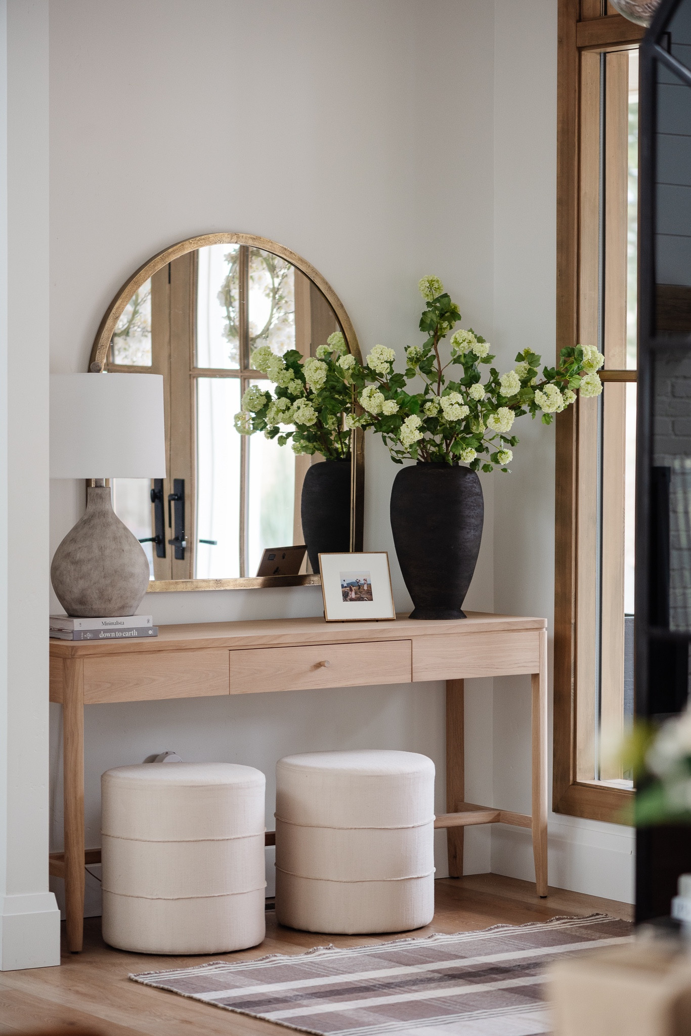 Shop our entry! Obsessed with our new Kensington console table from McGee & Co! And it’s on CLEARANCE! 

Entry decor, console, sofa table, entry table, lamp, ottoman, rug, stems, frame, picture frame, mirror, arched

#LTKhome #LTKunder100 #LTKsalealert