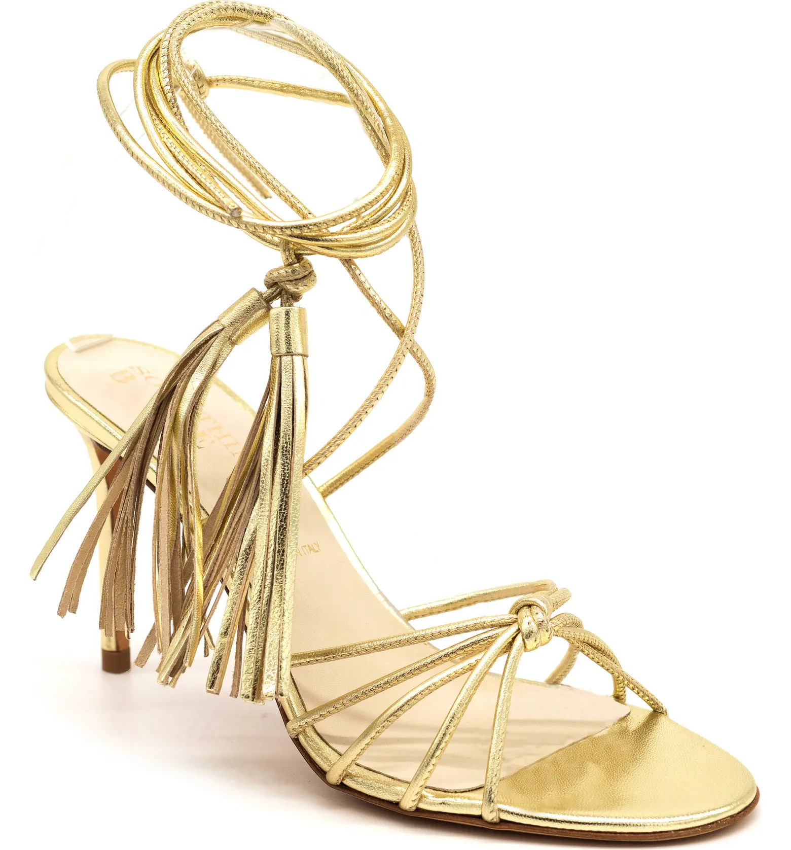 Something Bleu Hayle Metallic Strappy Sandal | Nordstrom | Nordstrom