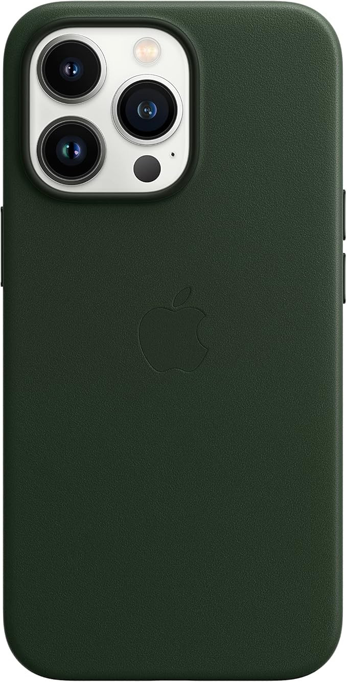 Apple iPhone 13 Pro Leather Case with MagSafe - Sequoia Green | Amazon (US)
